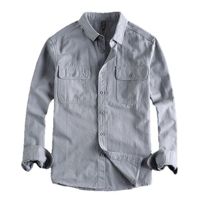 Camisa Overol Manga Larga con Diseño Moderno para Hombre - Image 5
