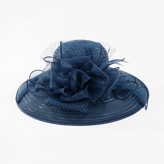 Sombrero de Organza Elegante para Dama - Image 4