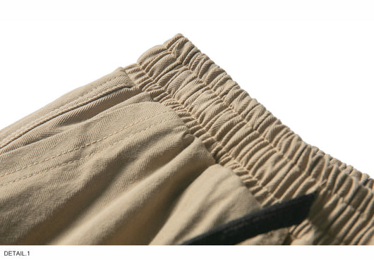 Pantalones Casuales Holgados con Detalles de Patchwork para Hombre - Image 19
