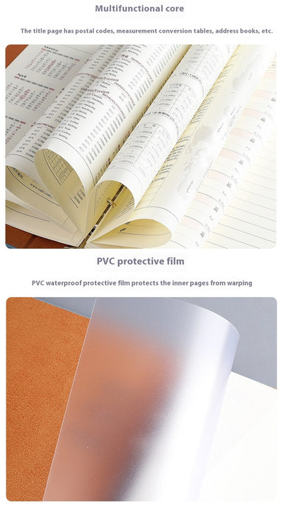 Cuaderno A5 Profesional con Hojas Removibles para Negocios y Reuniones - Image 19
