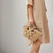 Bolsa Cesta Tejida con Moño Elegante para Mujer