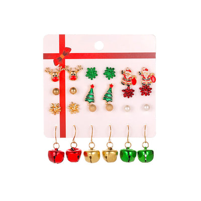 Aretes Navideños Papá Noel Goteo - Image 3