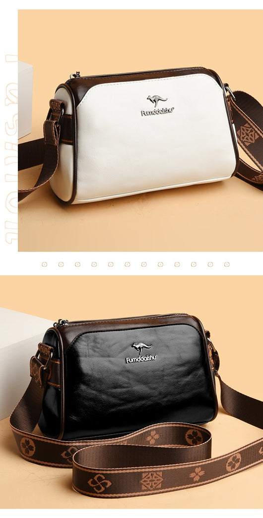 Bolso de Cuero Encerado Reversible Retro para Mujer - Diseño Trendy Doble Cara - Image 16