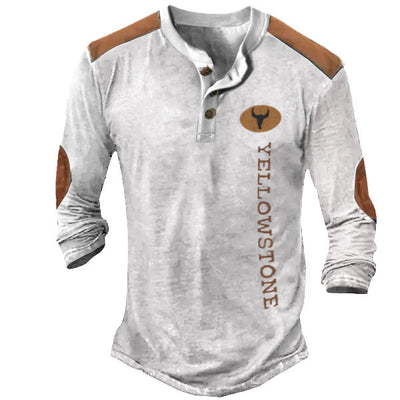 Playera Henley Clásica para Hombre - Diseño Liso y Versátil - Image 7