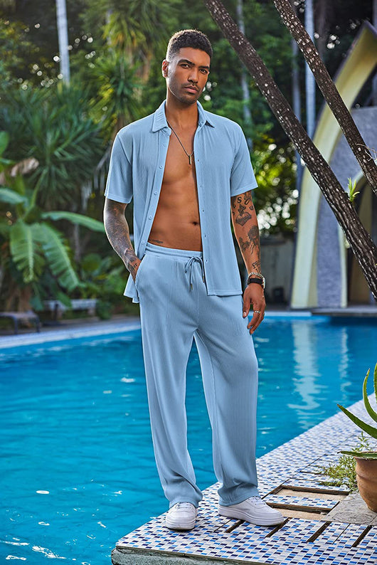 Pantalón Corto Suelto de Ocio - Traje Deportivo Casual - Image 18
