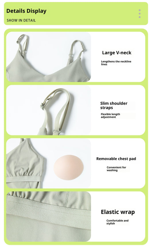 Top Deportivo Moldeador con Soporte Pectoral - Diseño Nude Yoga y Fitness - Image 12
