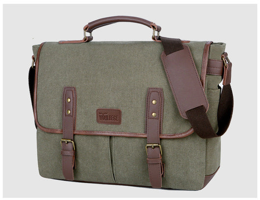 Bolsa Mensajera de Lona para Viajes - Portátil y Resistente - Image 23