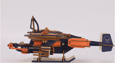 Modelo Militar Caza Escorpión 3D en Madera - Image 7