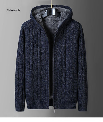 Suéter Abrigo Holgado con Capucha para Hombre - Image 17
