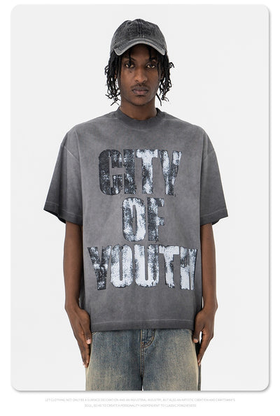 Camiseta Hombre Cuello Redondo Degradado Manga Corta - Image 13