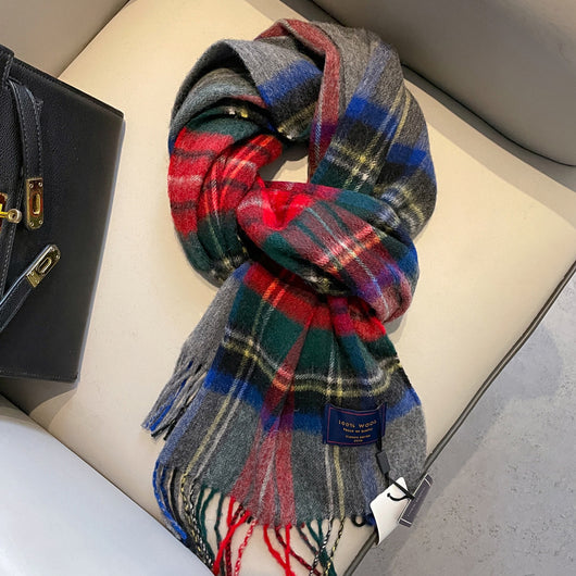 Bufanda de Lana para Hombre Invierno Multicolor - Diseño Moderno - Image 7