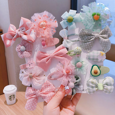 Clip de Cabello con Moño Floral para Niñas - Diseño Princesa Hada - Image 105