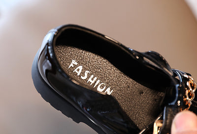 Zapatos Escolares Retro de Cuero con Tacón Grueso para Niños - Image 19