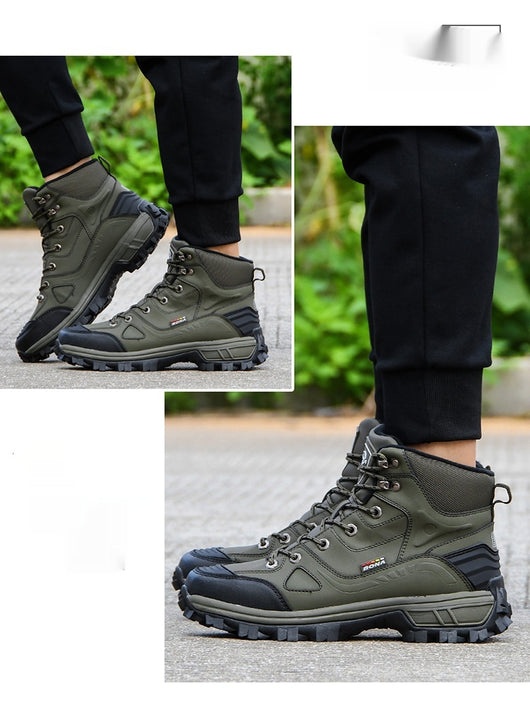 Botas Invierno Hombre Talla Grande Forro Polar Antideslizantes - Image 13