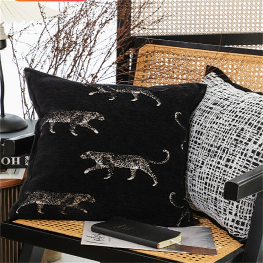 Cojín Decorativo Estampado Leopardo sin Núcleo de Espuma - Image 9