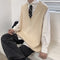 Chaleco de Punto sin Mangas para Hombre - Estilo Otoño