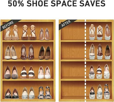 Organizador de Zapatos Doble Capa Ajustable con Refuerzo Resistente - Image 11