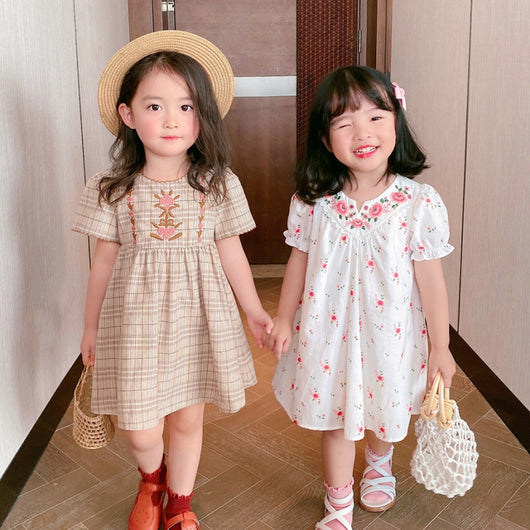 Falda Princesa Bordada para Niñas - Dos Versiones Elegantes - Image 12