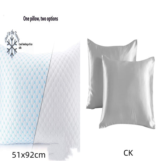 Almohada de Espuma Viscoelástica con Gel Refrescante y Núcleo de Espuma Triturada - Image 13