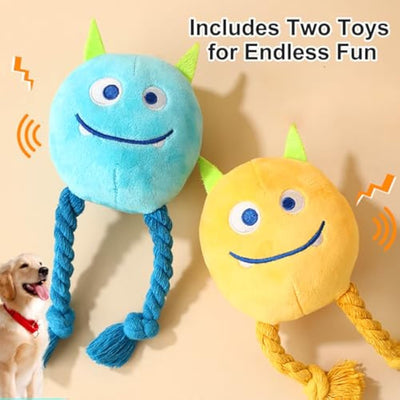 Juguetes para Perros Pequeños - Juegos Interactivos de Cuerda y Peluche con Sonido - Image 5
