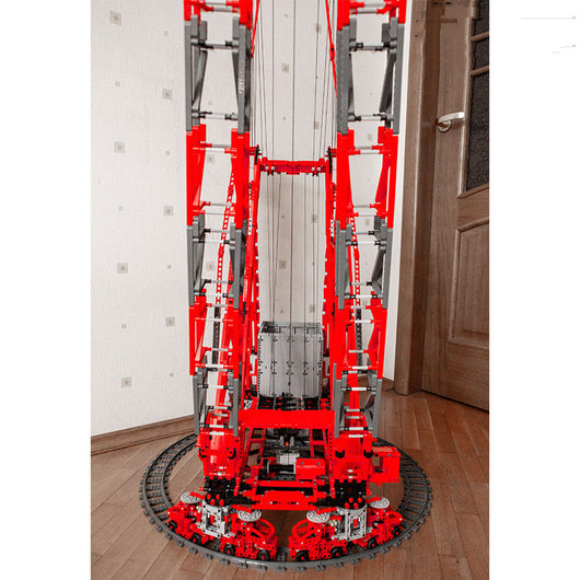 Grúa Ferroviaria MOC-77733 PTC200 - Puzzle de Construcción Avanzado - Image 10