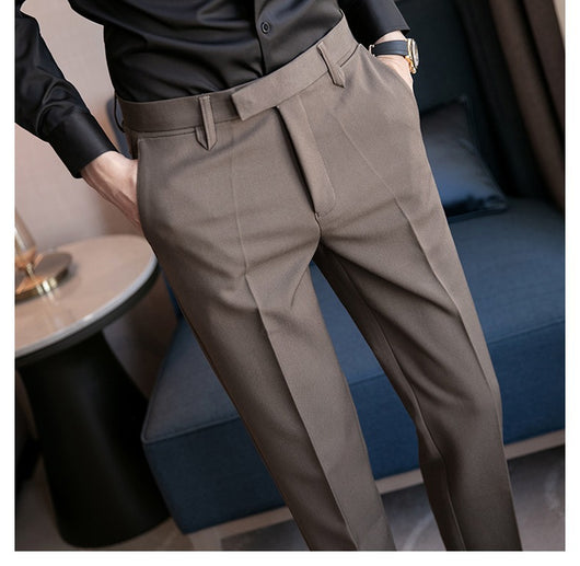 Pantalones de Vestir Clásicos Británicos para Hombre - Image 23