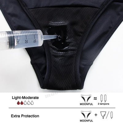 Traje de Baño Menstrual Absorbente de Tela Elástica para Mujer - Image 3