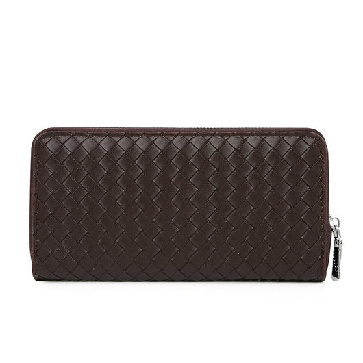 Cartera de Cuero para Hombre con Patrón Tejido - Image 16