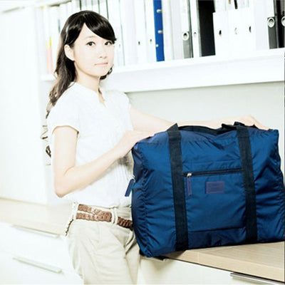 Bolsa de Viaje Plegable Unisex con Diseño Jacquard - Image 3