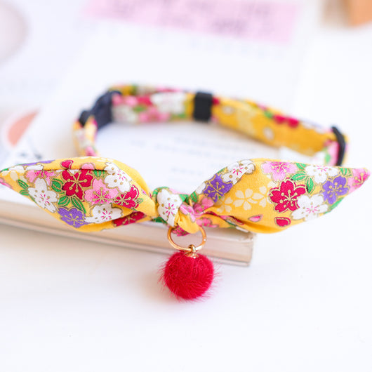 Collar Festivo para Mascotas con Lazo y Campana - Gato, Cachorro y Conejo - Image 31