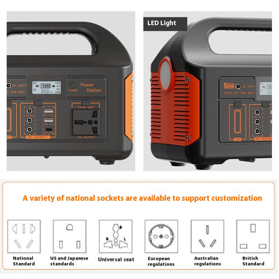 Fuente de Energía Portátil 500W Dual Voltaje 220V/110V - Image 3