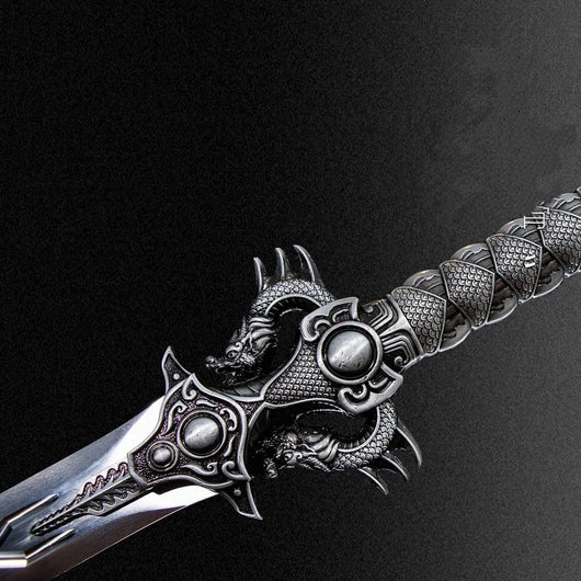 Espada Lilong de Acero Manganeso Forjada de Una Pieza - Pieza de Colección Premium - Image 6