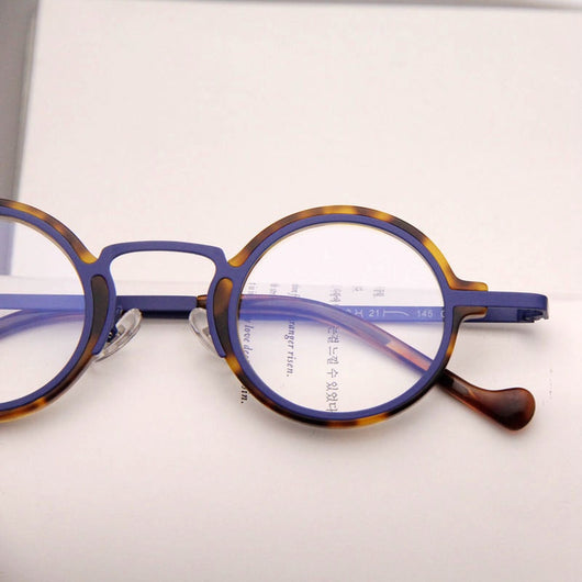 Gafas Retro Marco Redondo Metal para Miopía - Image 8