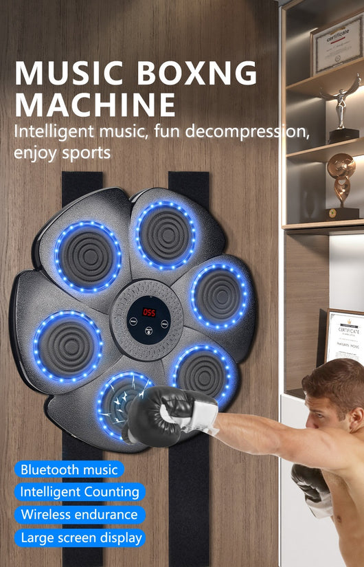 Saco de Boxeo Inteligente con Sensor de Impacto para Entrenamiento en Casa - Image 14