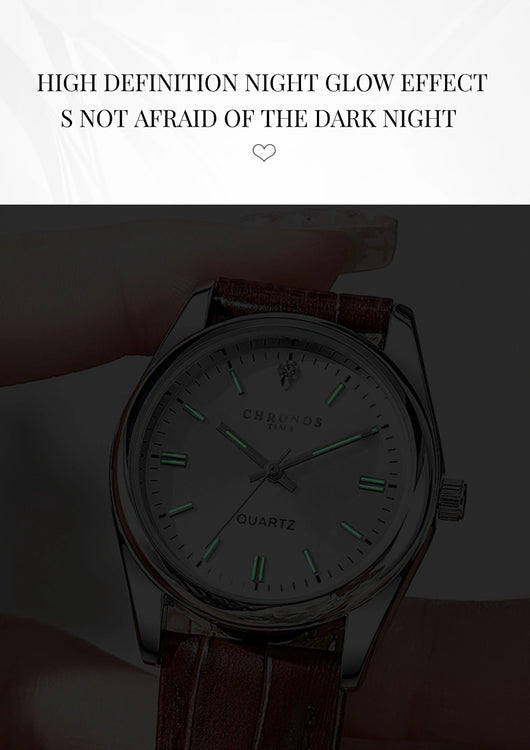 Reloj de Pulsera para Mujer con Correa de Cuero Genuino y Movimiento de Cuarzo Luminoso - Image 17