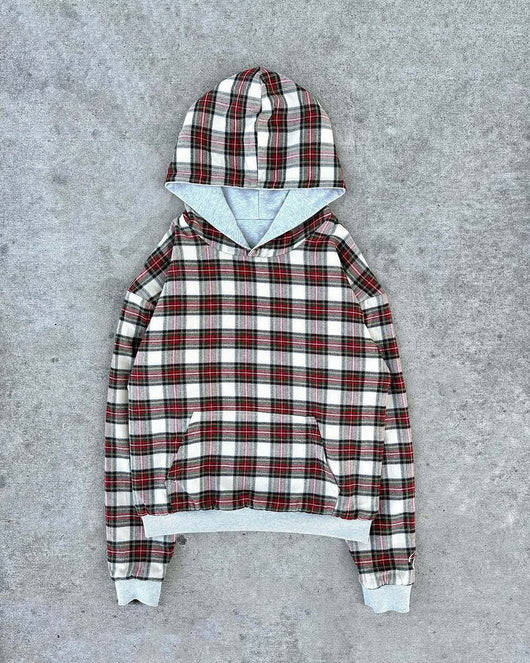 Suéter Retro Hip Hop Reversible con Cuadros Casuales - Image 16