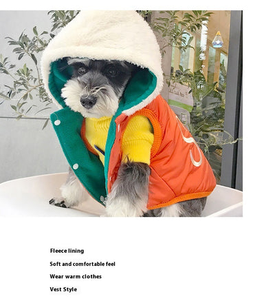 Abrigo Térmico Reversible para Perros y Gatos - Algodón Grueso con Forro Polar Invierno - Image 12