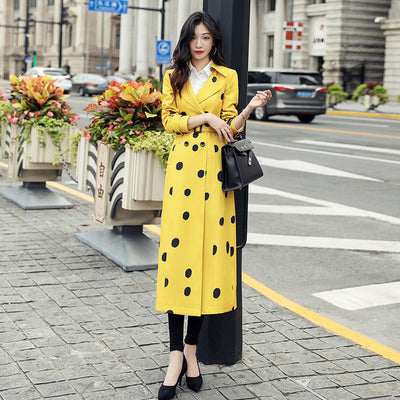 Abrigo Elegante Estilo Coreano Hasta la Rodilla - Image 2