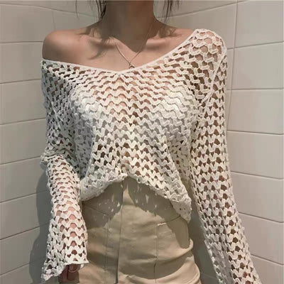 Suéter de Protección Solar Chic con Estilo Dulce y Picante - Image 15