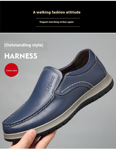 Zapatos Casuales de Cuero Impermeables y Ligeros para Hombre - Image 14