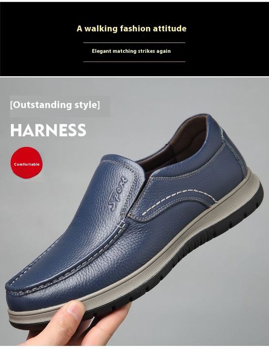 Zapatos Casuales de Cuero Impermeables y Ligeros para Hombre - Image 14