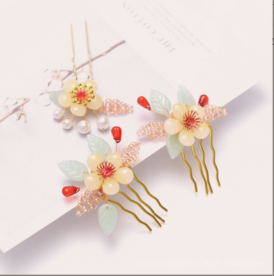 Tocado y Accesorios para Cabello Estilo Antiguo Han - Image 3