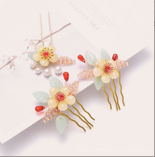 Tocado y Accesorios para Cabello Estilo Antiguo Han - Image 3