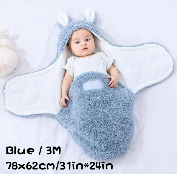 Saco de Dormir para Bebé Recién Nacido en Fleece Suave - Envoltorio Térmico Unisex con Soporte para la Cabeza - Image 19