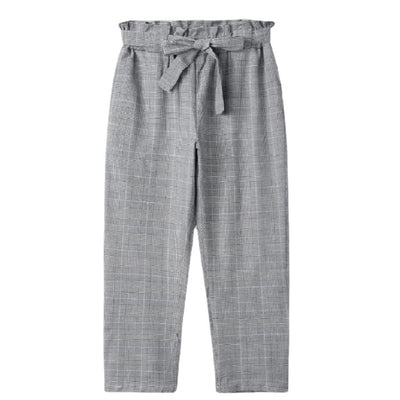 Pantalón Largo de Talle Alto con Lazo y Cordones - Versátil para Cualquier Ocasión - Image 9