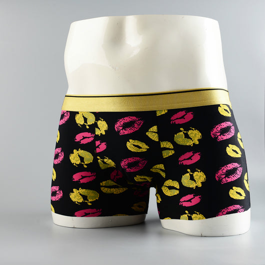 Boxers Hombre Estampado Floral Seda de Hielo Cintura Media Transpirables - Image 10