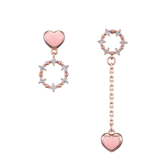 Aretes Asimétricos de Diseño Exclusivo para Mujer - Image 2