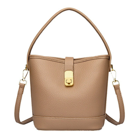 Bolso de Cuero Minimalista Bandolera Multicapa - Diseño Versátil y Elegante - Image 5