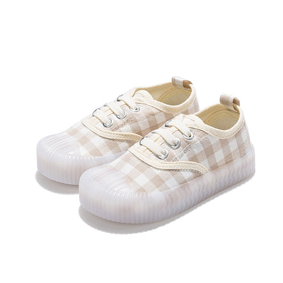 Zapatos de Lona a Cuadros con Elástico para Niños - Image 8