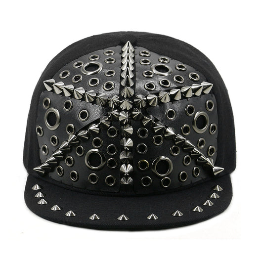 Gorra Harajuku Estilo Europeo Americano con Calavera y Remaches Cruzados - Image 28